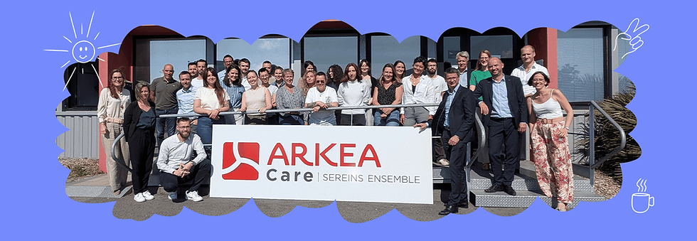 Photo de l'équipe Arkea Care
