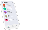 Application Ensemble avec lien social sur smartphone