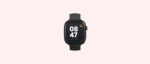 montre connectée avec le bouton d'alerte