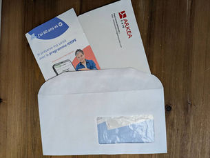 courrier des voeux Arkéa Care distribué avec le flyer ICOPE